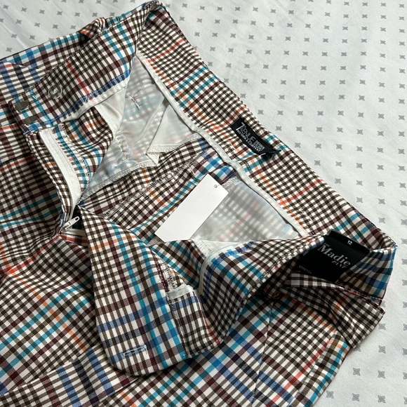 New York & Company Multicolor Plaid Pants - Picture 7 of 10